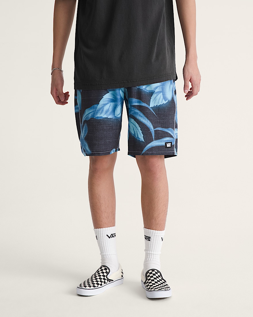 Airbrush Floral Boardshorts VANS Black ALT2