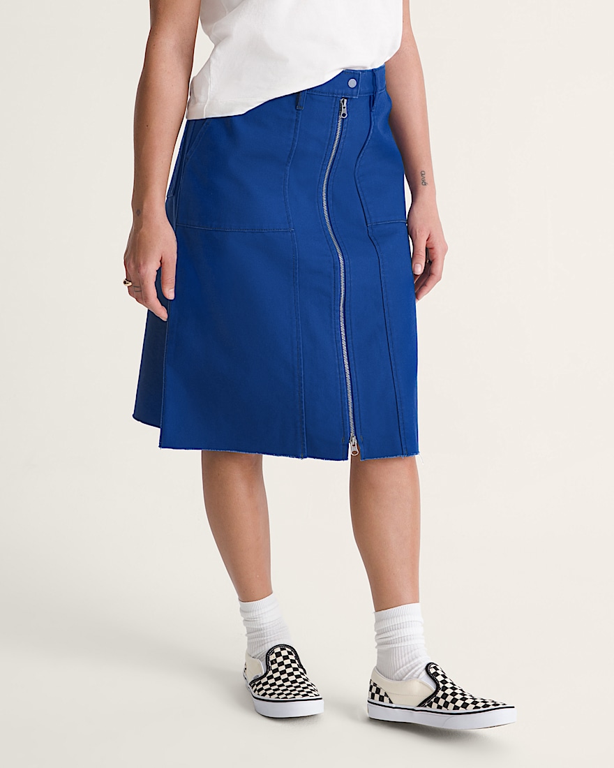 Canvas Midi Skirt VANS Indigo Blue ALT5
