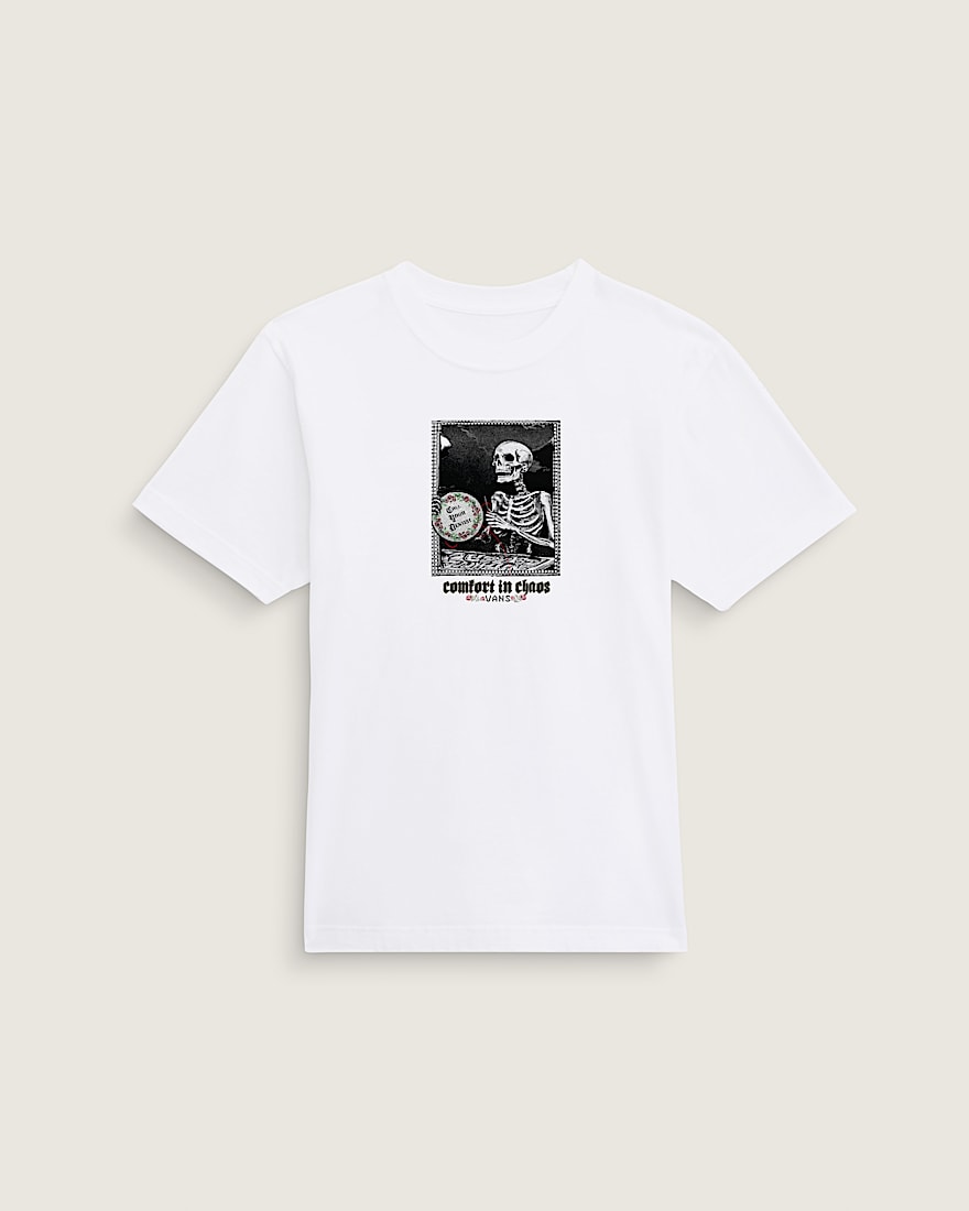 Comfort in Chaos TShirt VANS White HERO