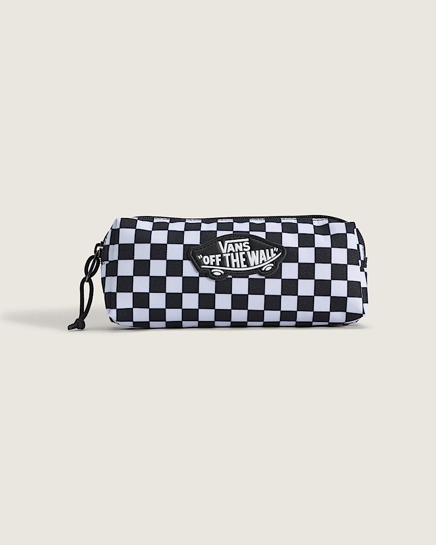Old Skool Pencil Checkerboard Pouch Bag VANS Checkerboard Black  White HERO