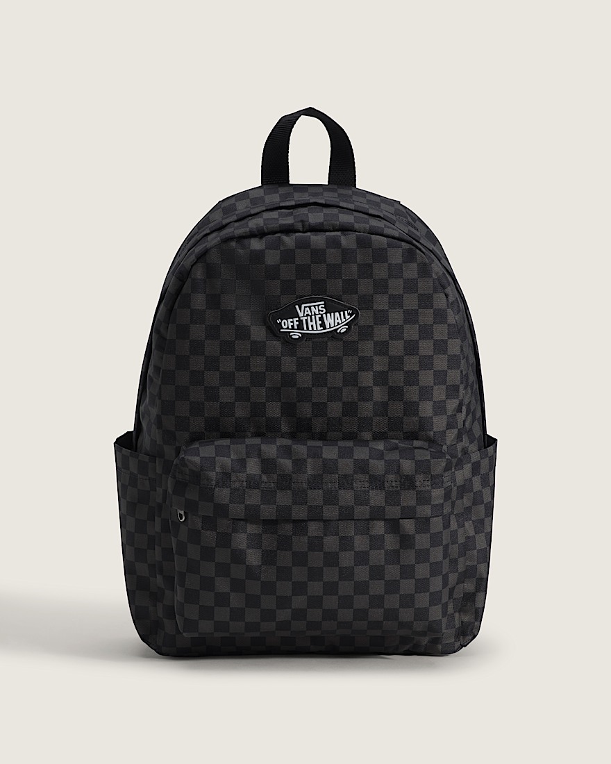 Old Skool Grom Check Backpack VANS Black HERO