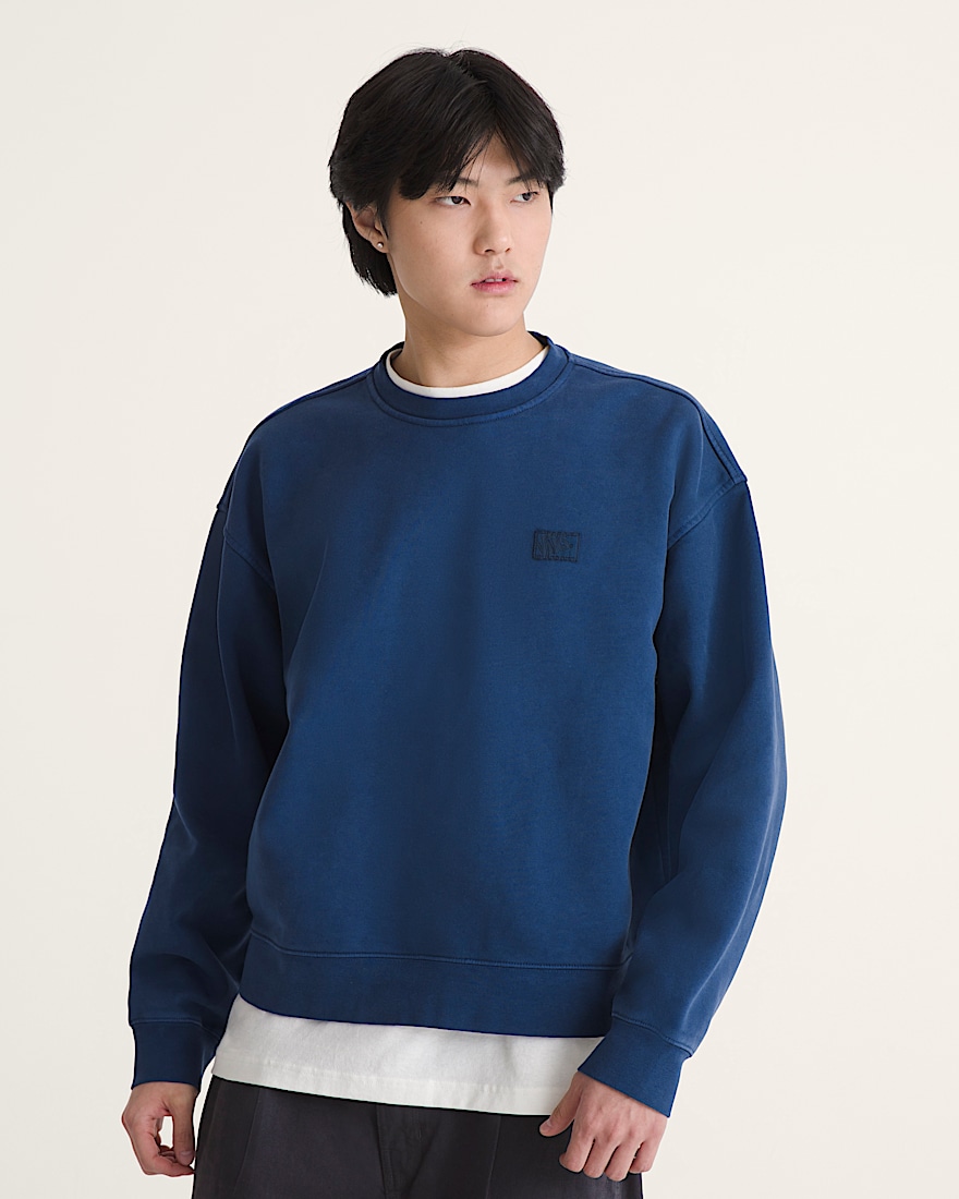 Premium Crewneck Sweatshirt VANS Deep Indigo Blue ALT2
