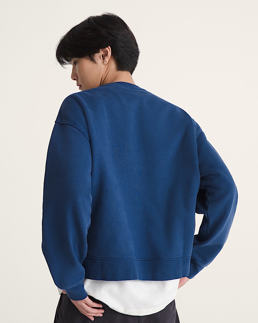 Premium Crewneck Sweatshirt VANS Deep Indigo Blue ALT3