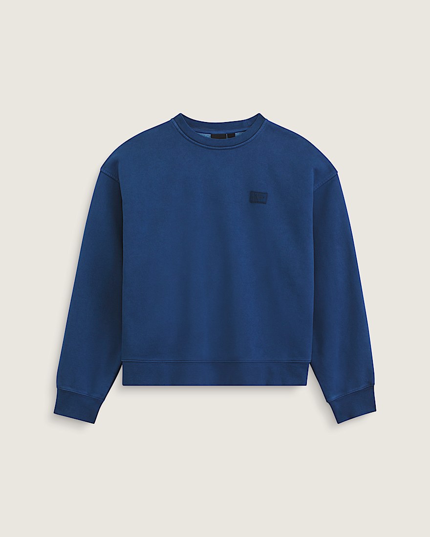 Premium Crewneck Sweatshirt VANS Deep Indigo Blue HERO