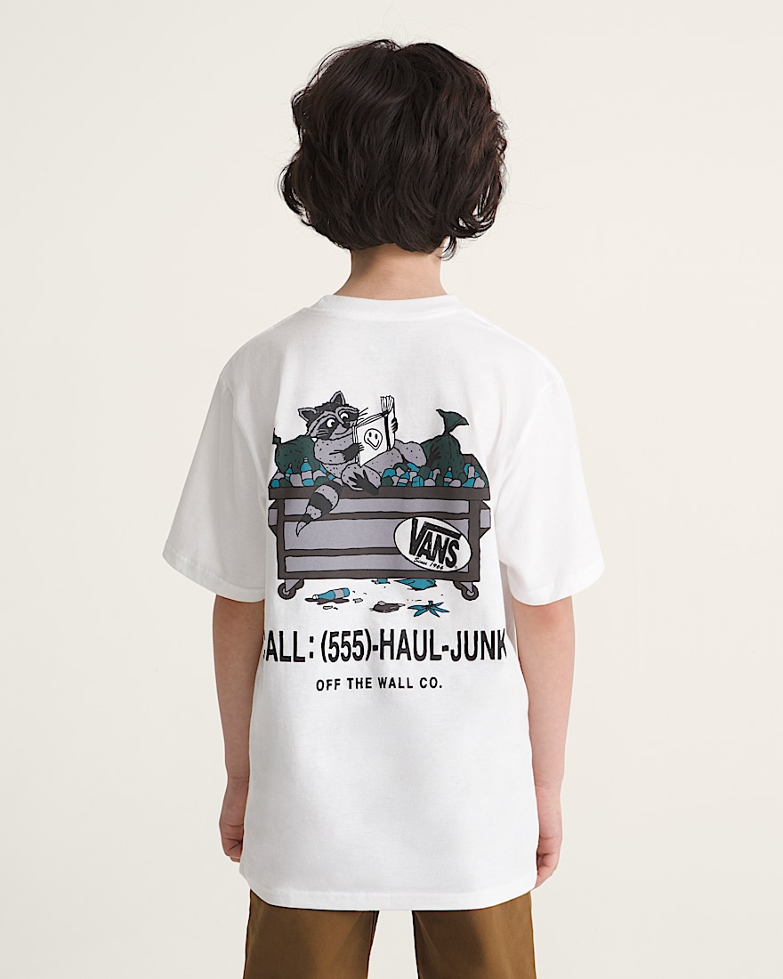 Kids Dumpster Raccoon TShirt VANS White ALT3