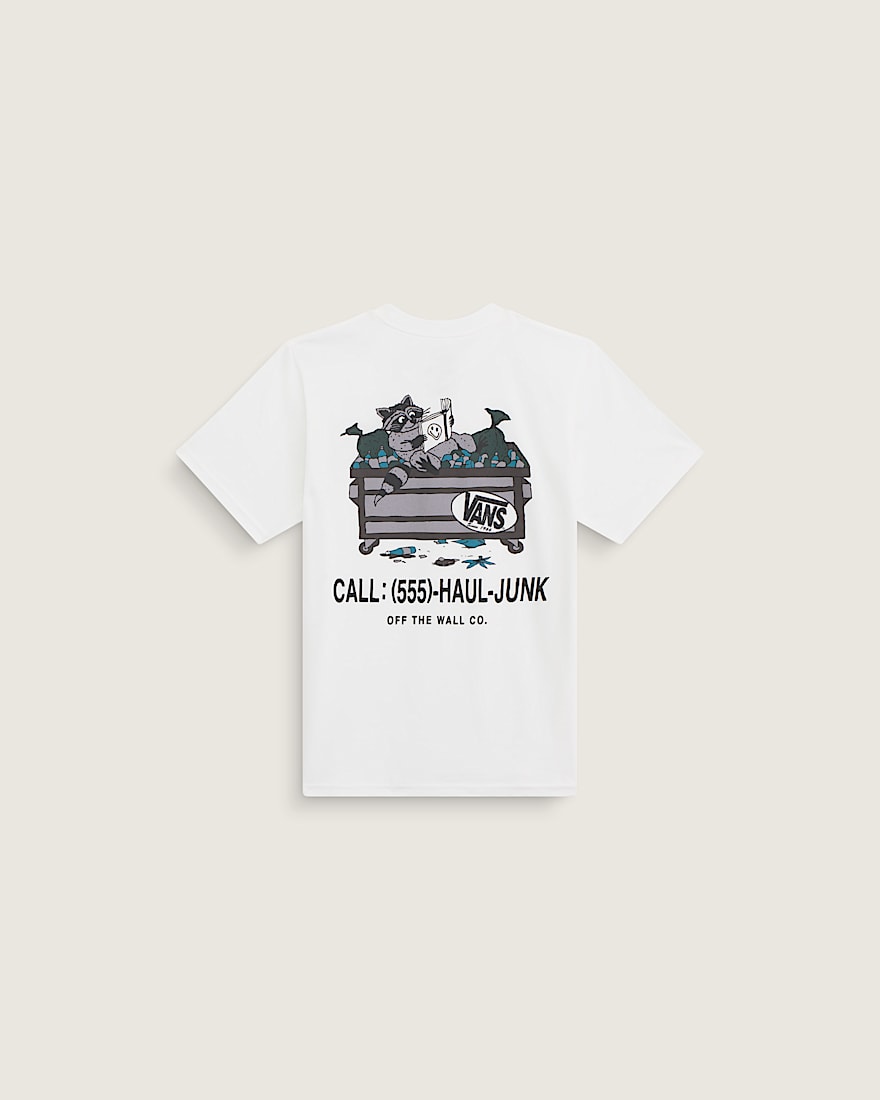 Kids Dumpster Raccoon TShirt VANS White HERO
