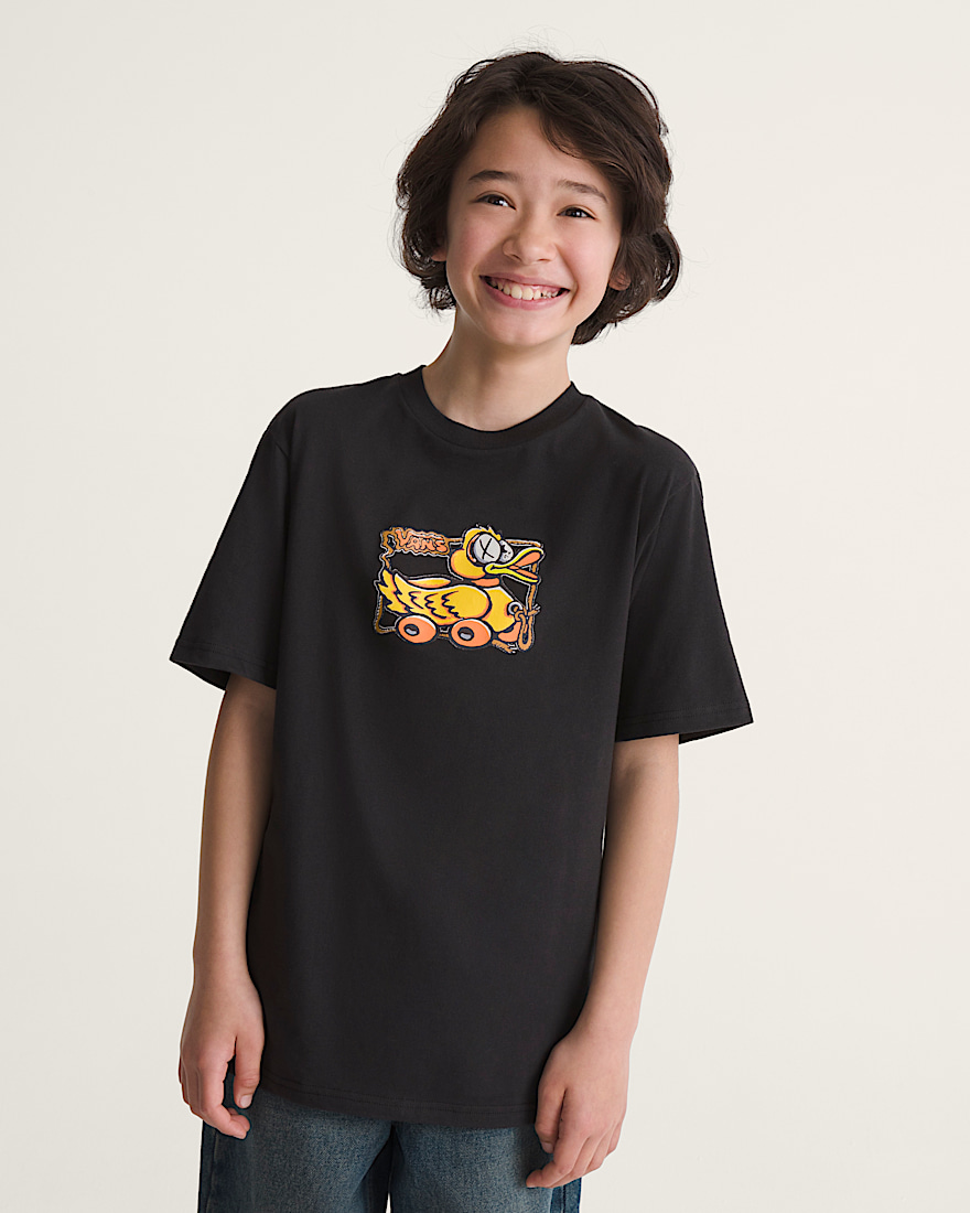 Kids Rolling Fowl TShirt VANS Black ALT2