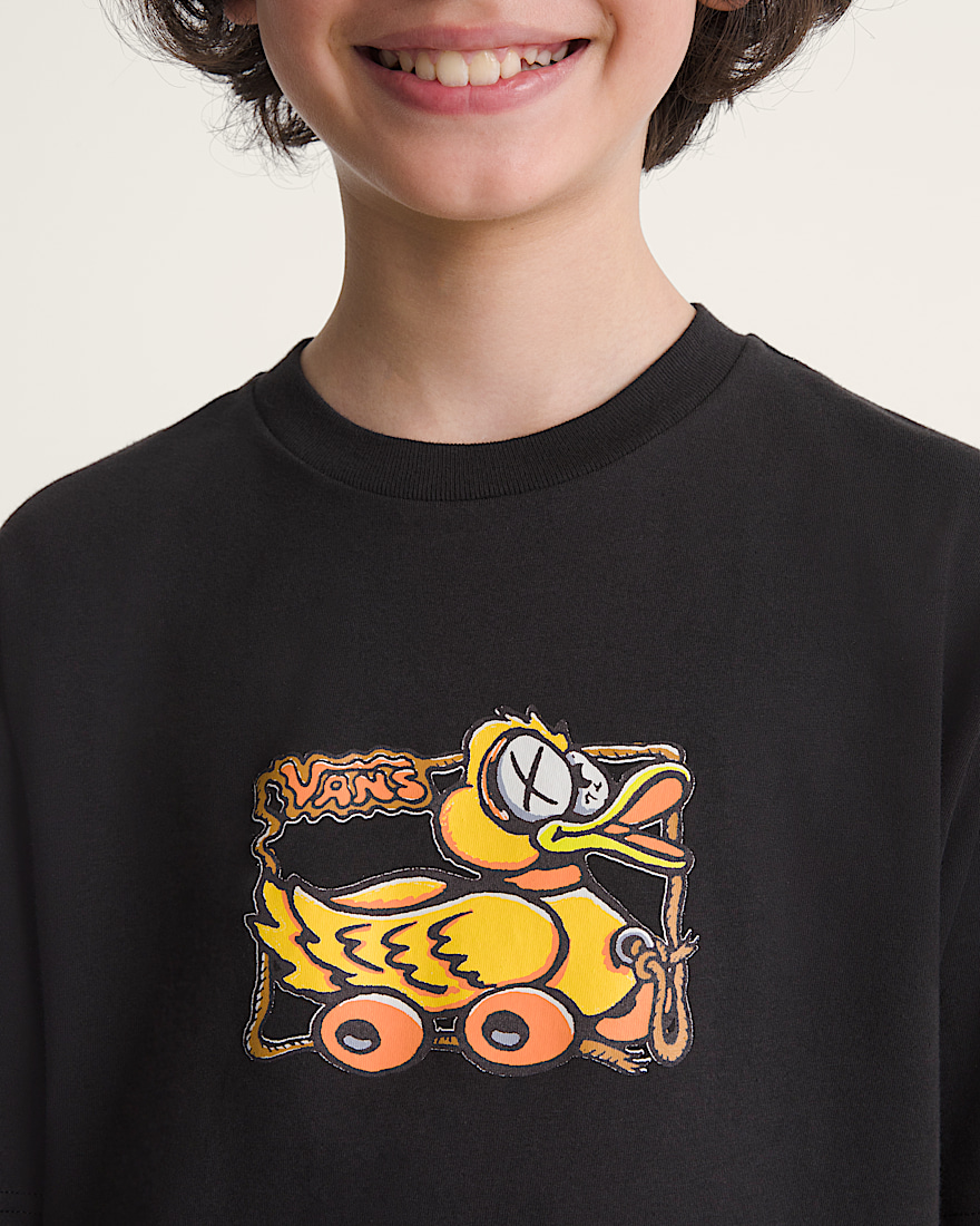 Kids Rolling Fowl TShirt VANS Black ALT4
