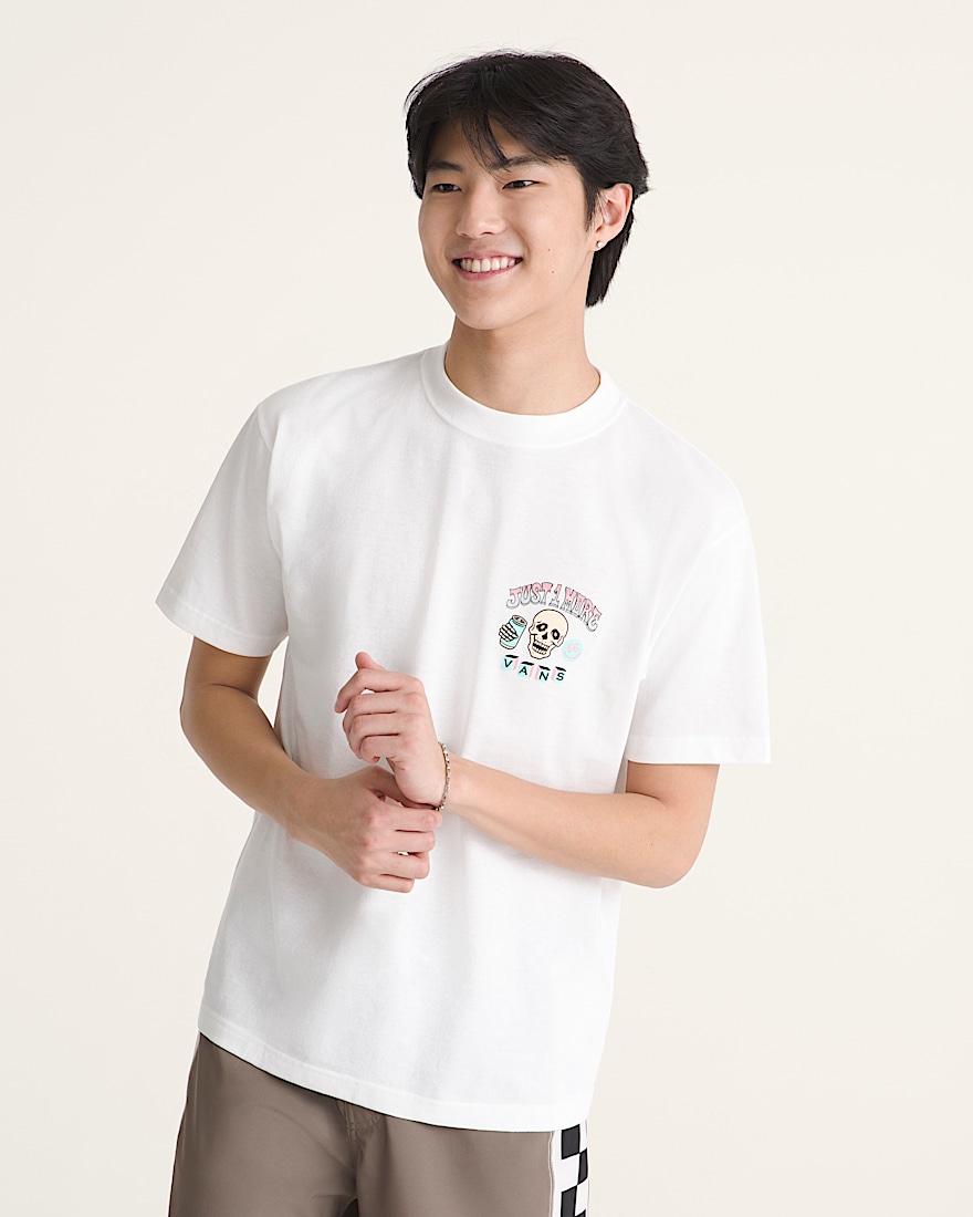 Beer Skull TShirt VANS White ALT2