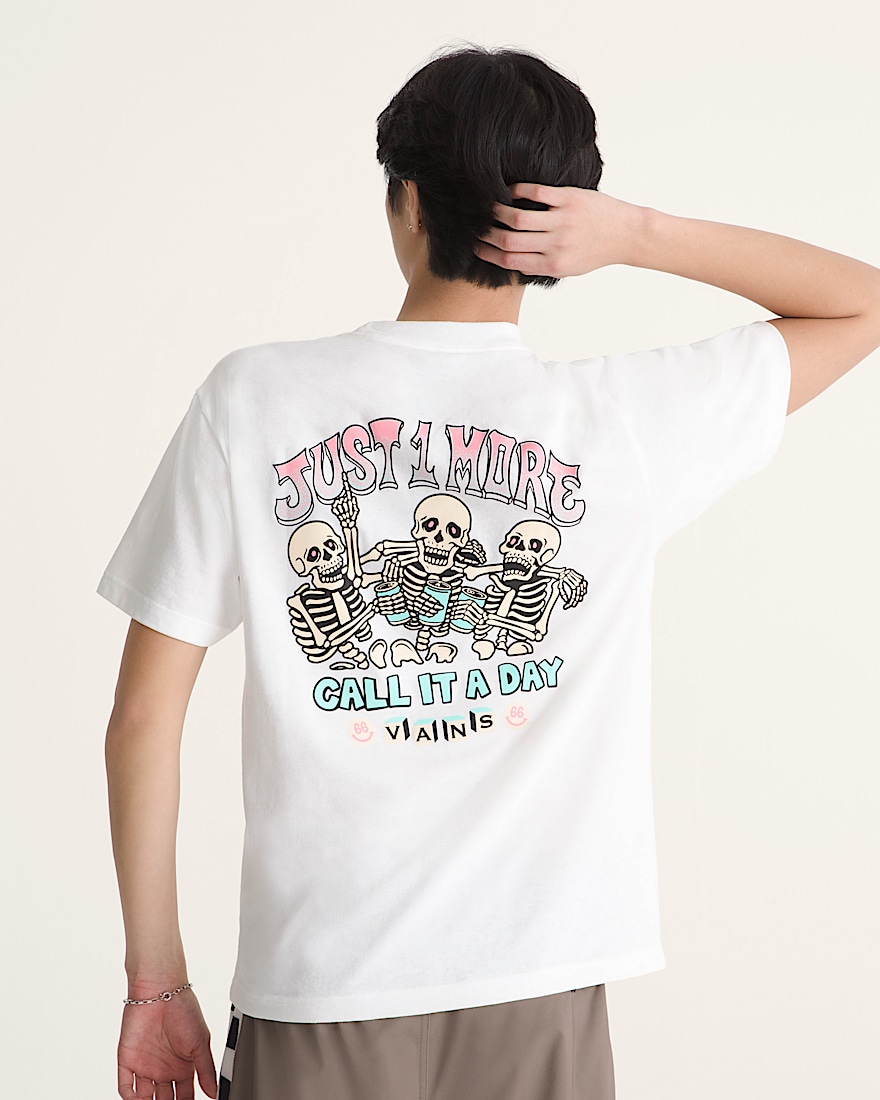 Beer Skull TShirt VANS White ALT3