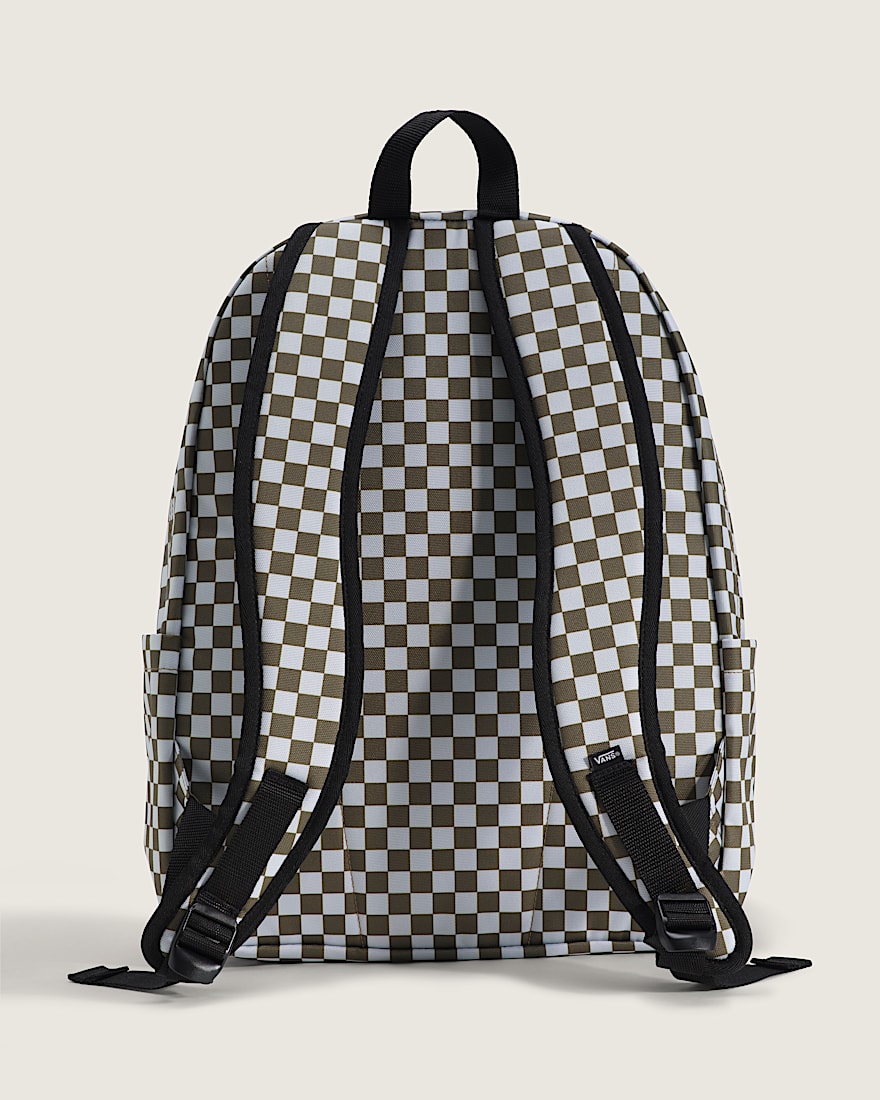 Old Skool Check Backpack VANS Olive Brown ALT6