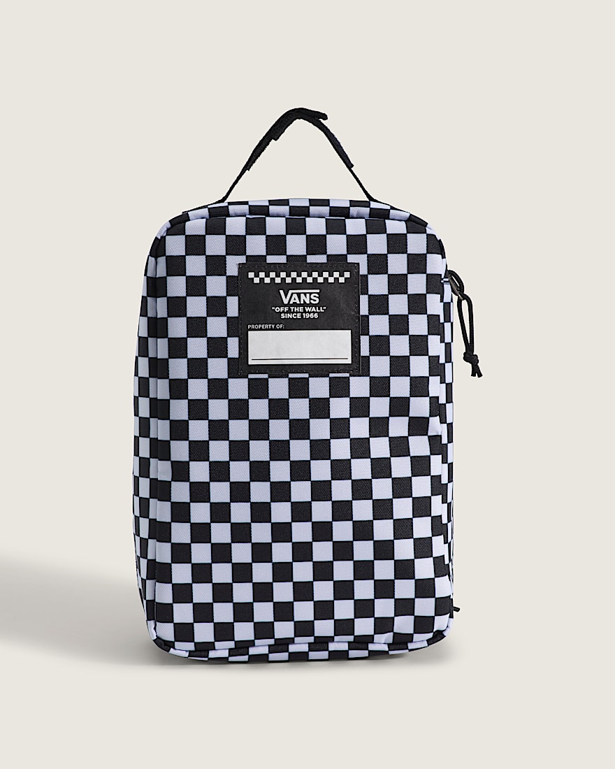 Bote  lunch Old Skool  damier pour enfants VANS Noir  Blanc ALT1
