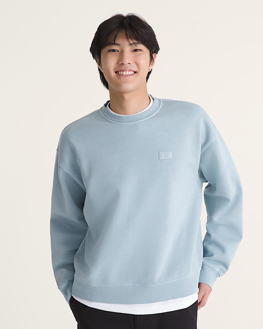 Premium Crewneck Sweatshirt VANS Soft Slate Blue ALT2