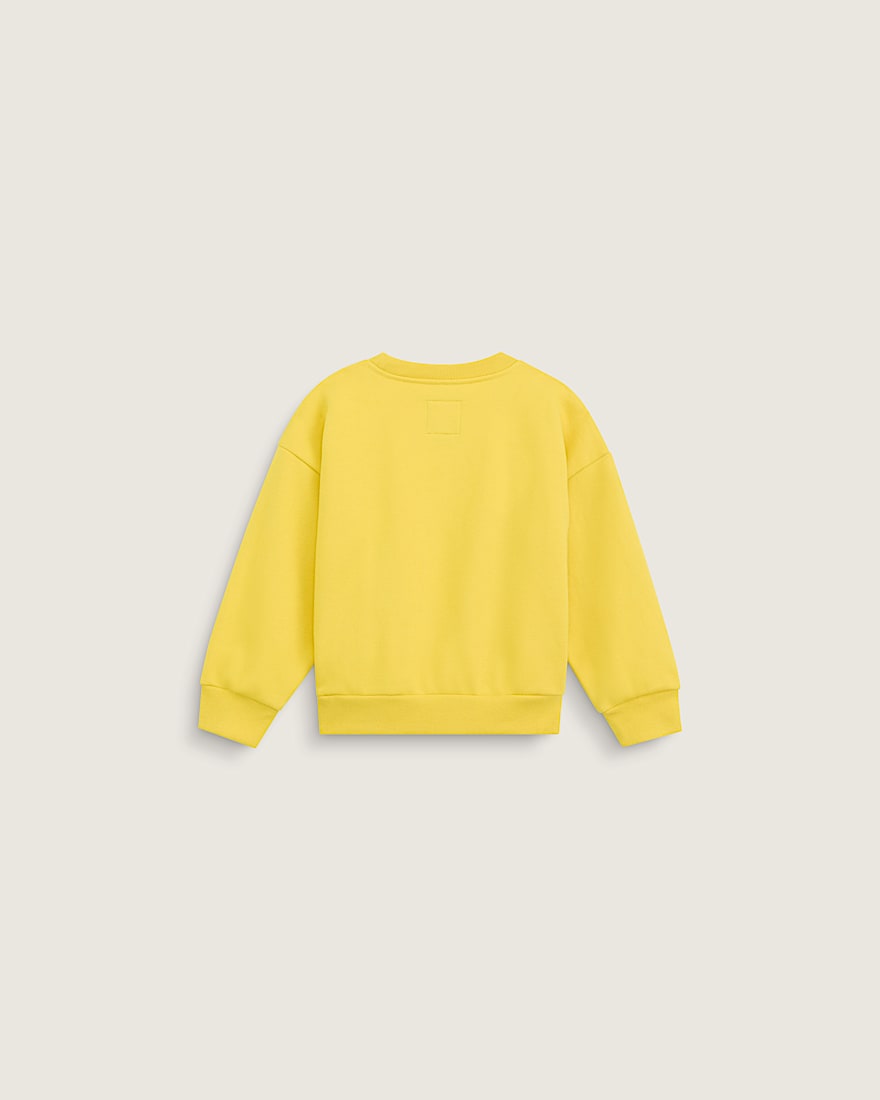 Little Kids Hot Dawg Crew Sweatshirt VANS Dusty Gold ALT1