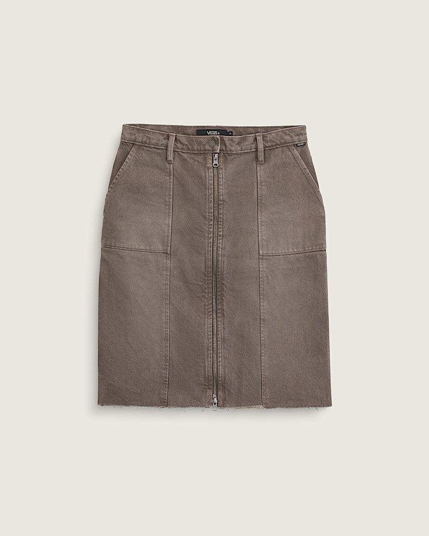 Denim Midi Skirt VANS Walnut HERO