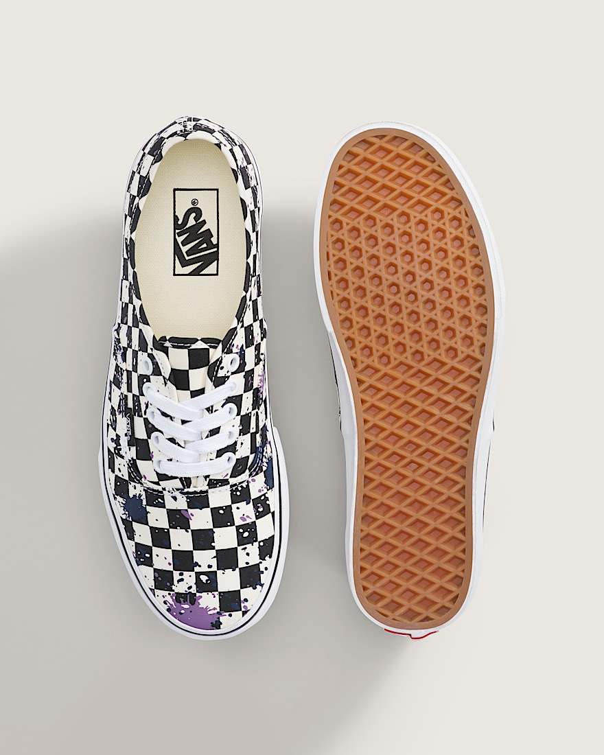 Authentic Shoe VANS Splatter Checkerboard Black ALT2