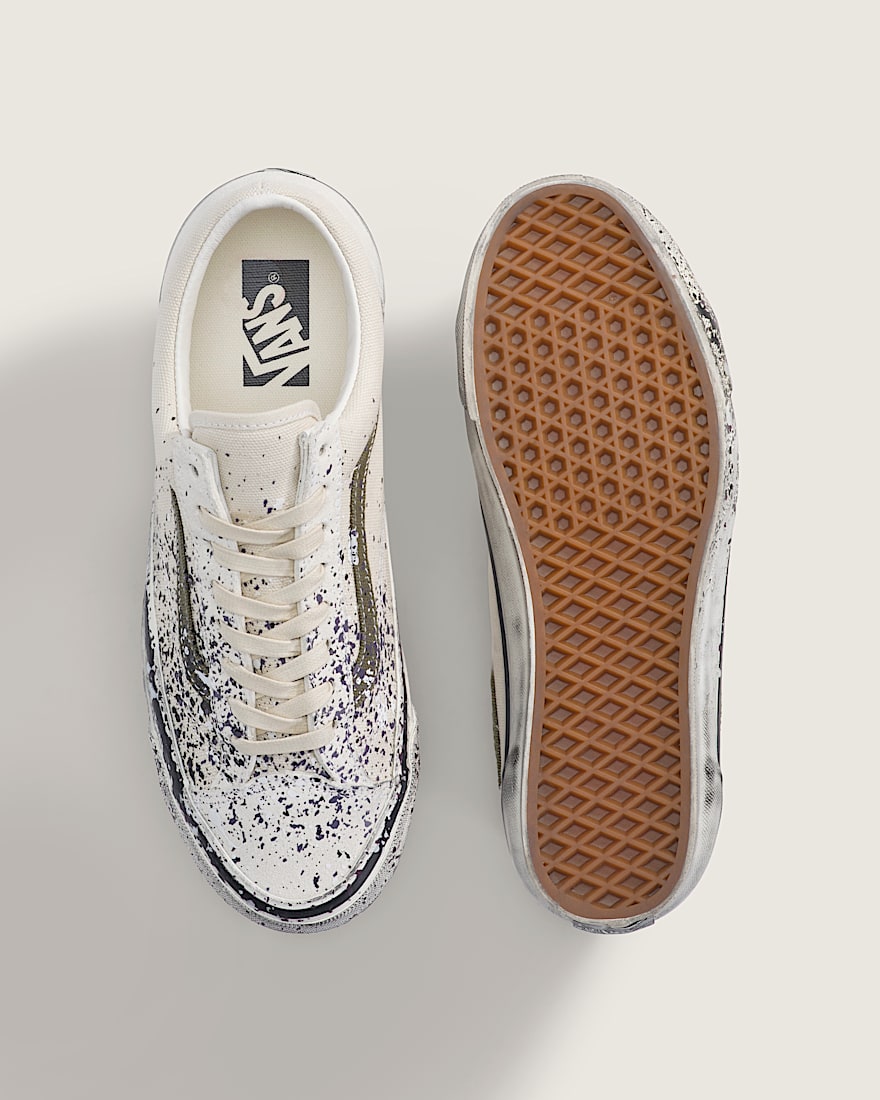 Premium Old Skool 36 Shoe VANS Paint Splatter Turtledove ALT2