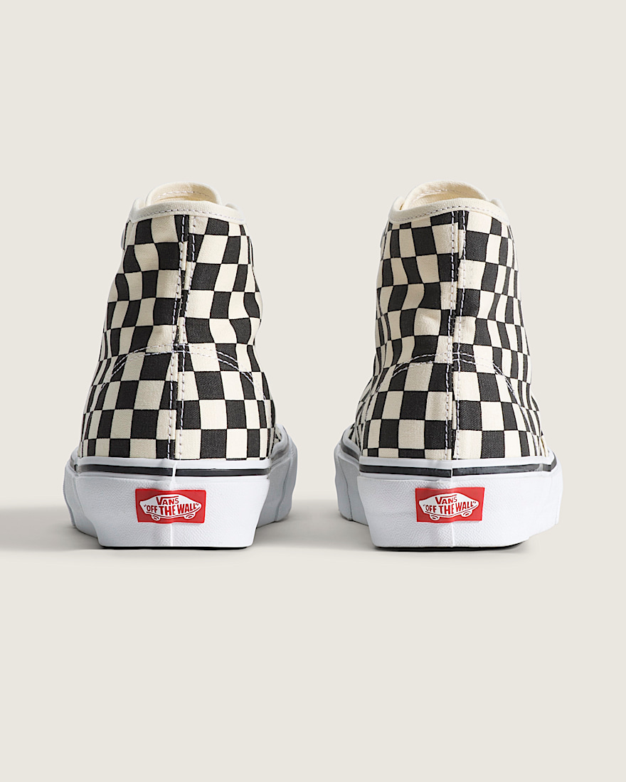 Authentic Hi 20 Checkerboard Shoe VANS Checkerboard Black True White ALT3