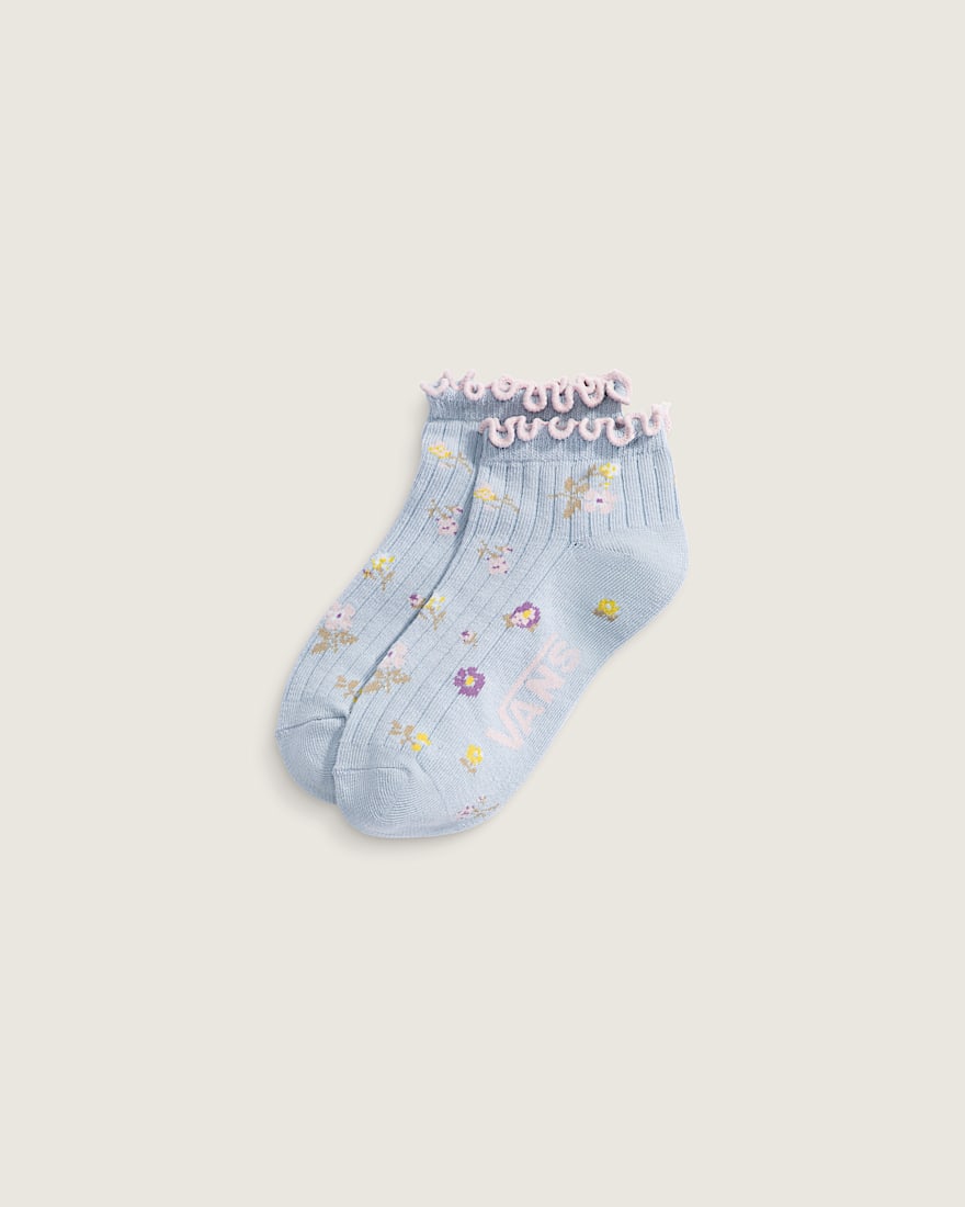 Kids Rufflen Low Crew Socks VANS Soft Slate HERO