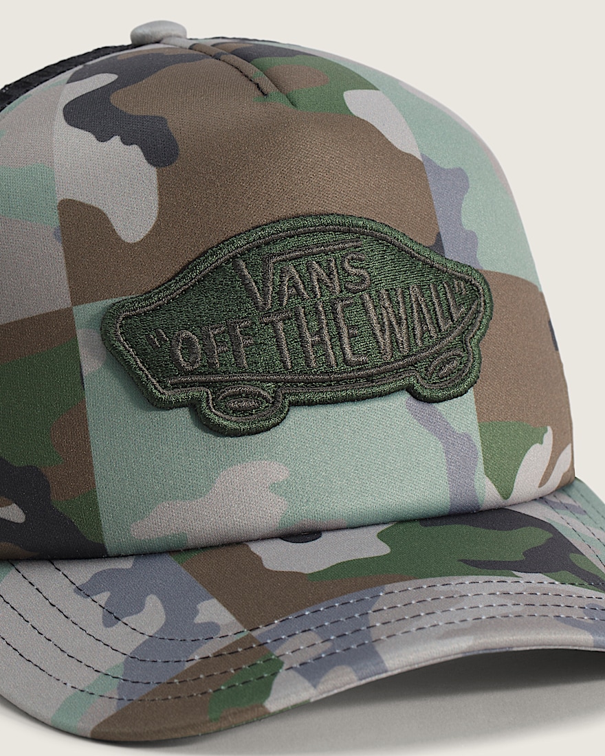 Classic Patch Curved Bill Trucker Hat VANS Aluminum ALT1