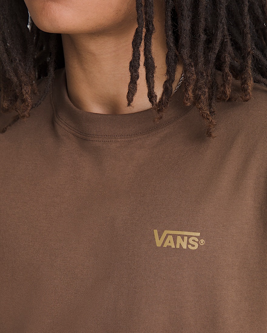 New Left Chest TShirt VANS Vintage Cocoa Brown ALT4