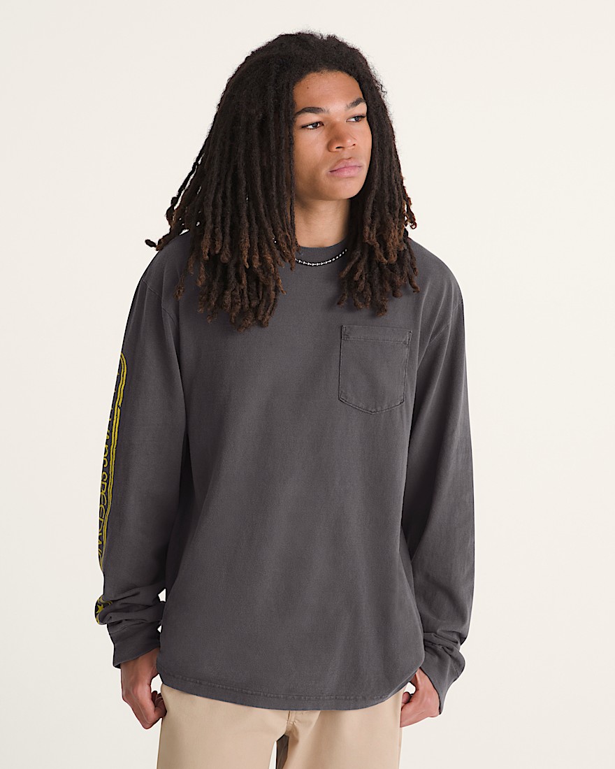 Vans Speedway Long Sleeve TShirt VANS Faded Black ALT2