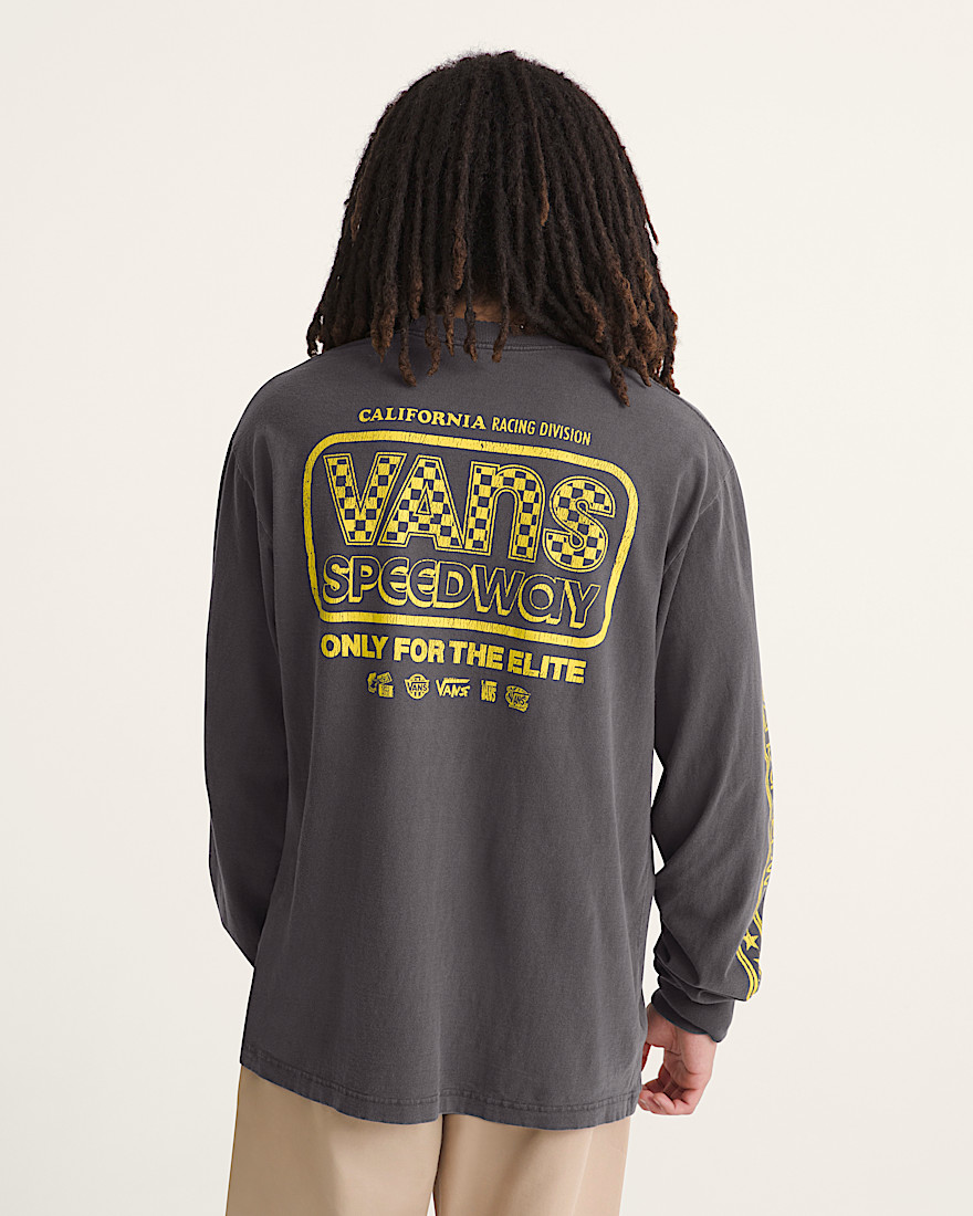 Vans Speedway Long Sleeve TShirt VANS Faded Black ALT3