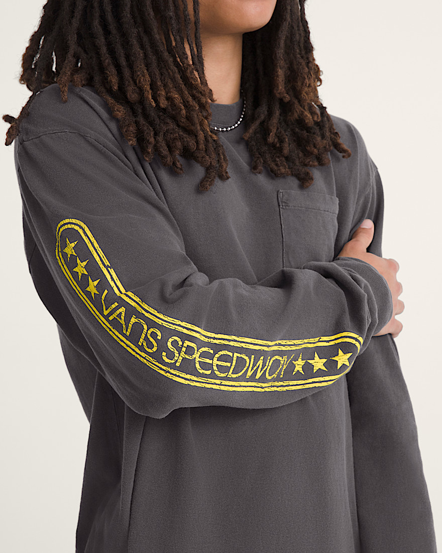 Vans Speedway Long Sleeve TShirt VANS Faded Black ALT4