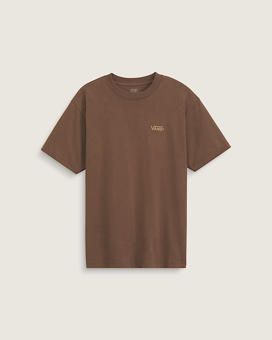 New Left Chest TShirt VANS Vintage Cocoa Brown HERO