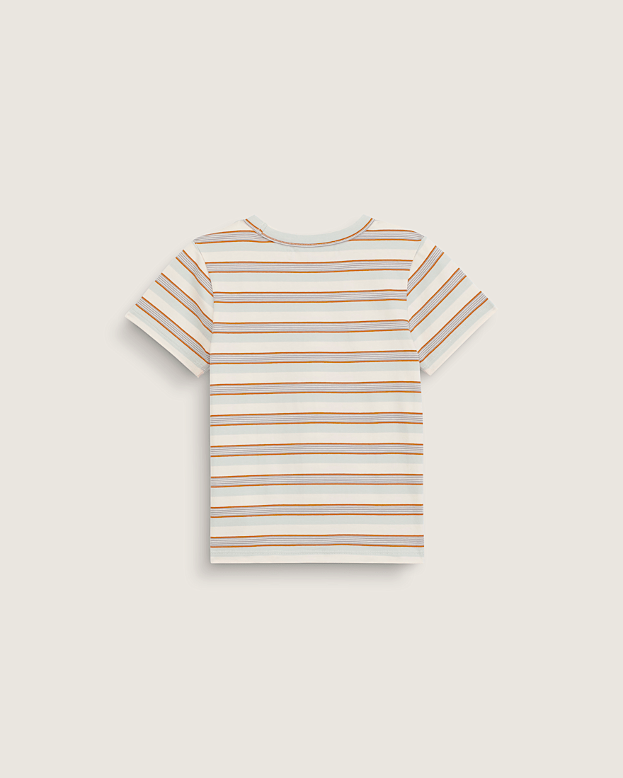 Kids Lucie Striped Knit Top VANS Almond Crisp ALT1