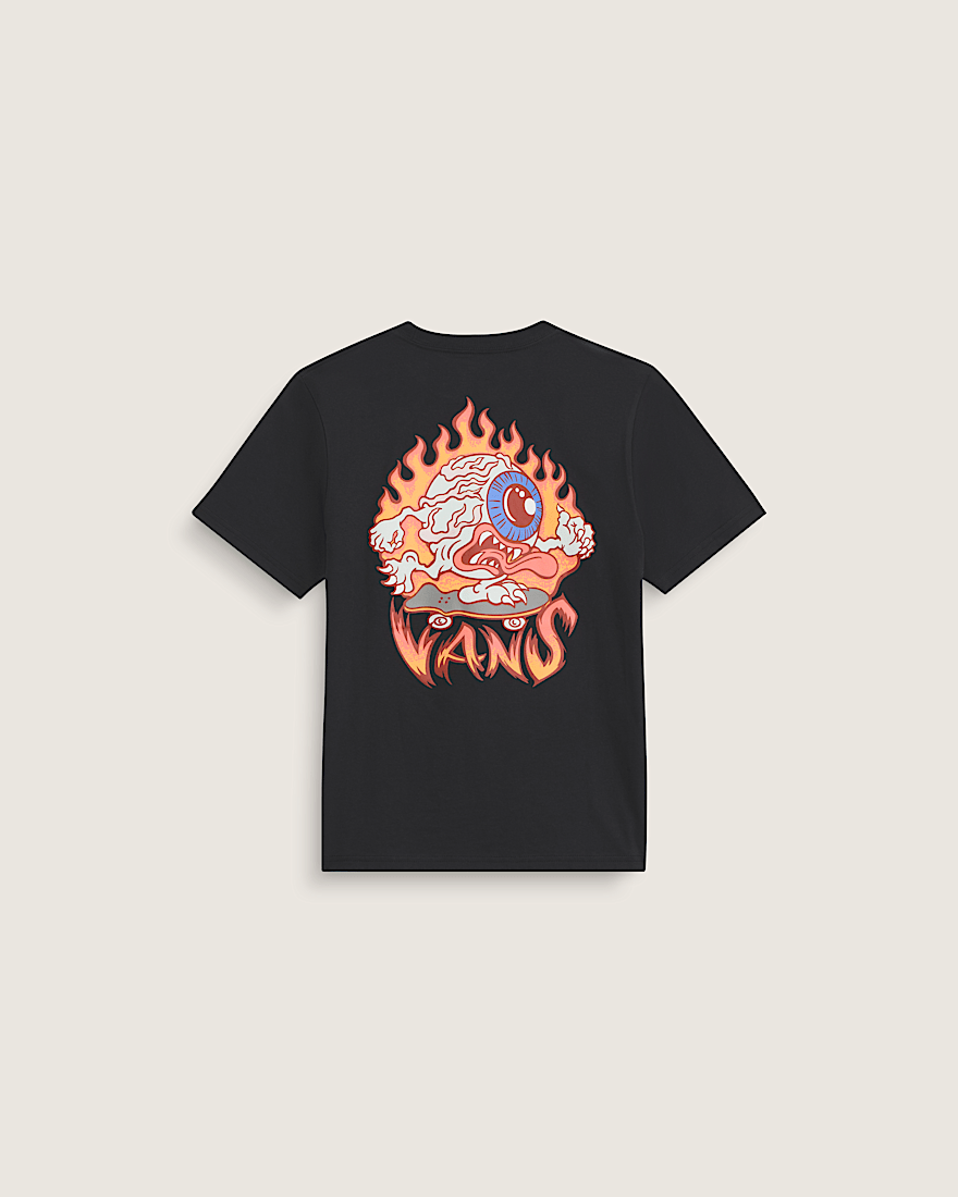Kids Eye Skate Glow In The Dark TShirt VANS Black HERO