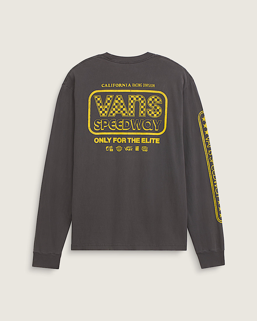 Vans Speedway Long Sleeve TShirt VANS Faded Black HERO