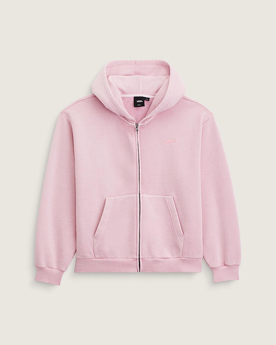Salton Washed Full Zip Hoodie VANS CORAL BLUSH HERO
