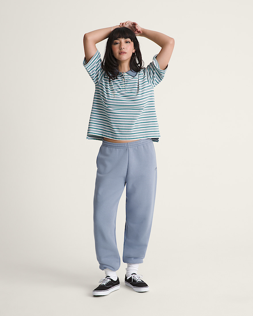 Salton Fleece Jogger Pants VANS Glacial Slate Blue ALT3