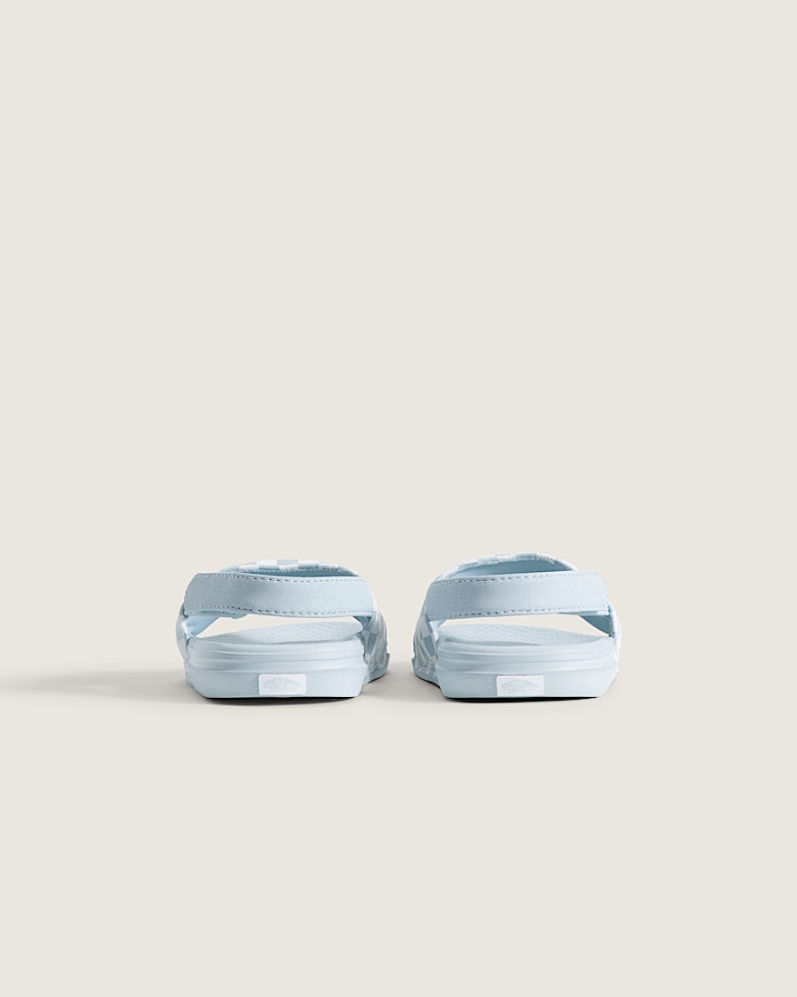 Toddler La Costa V Slide VANS Checkerboard Dawn Mist Blue ALT3