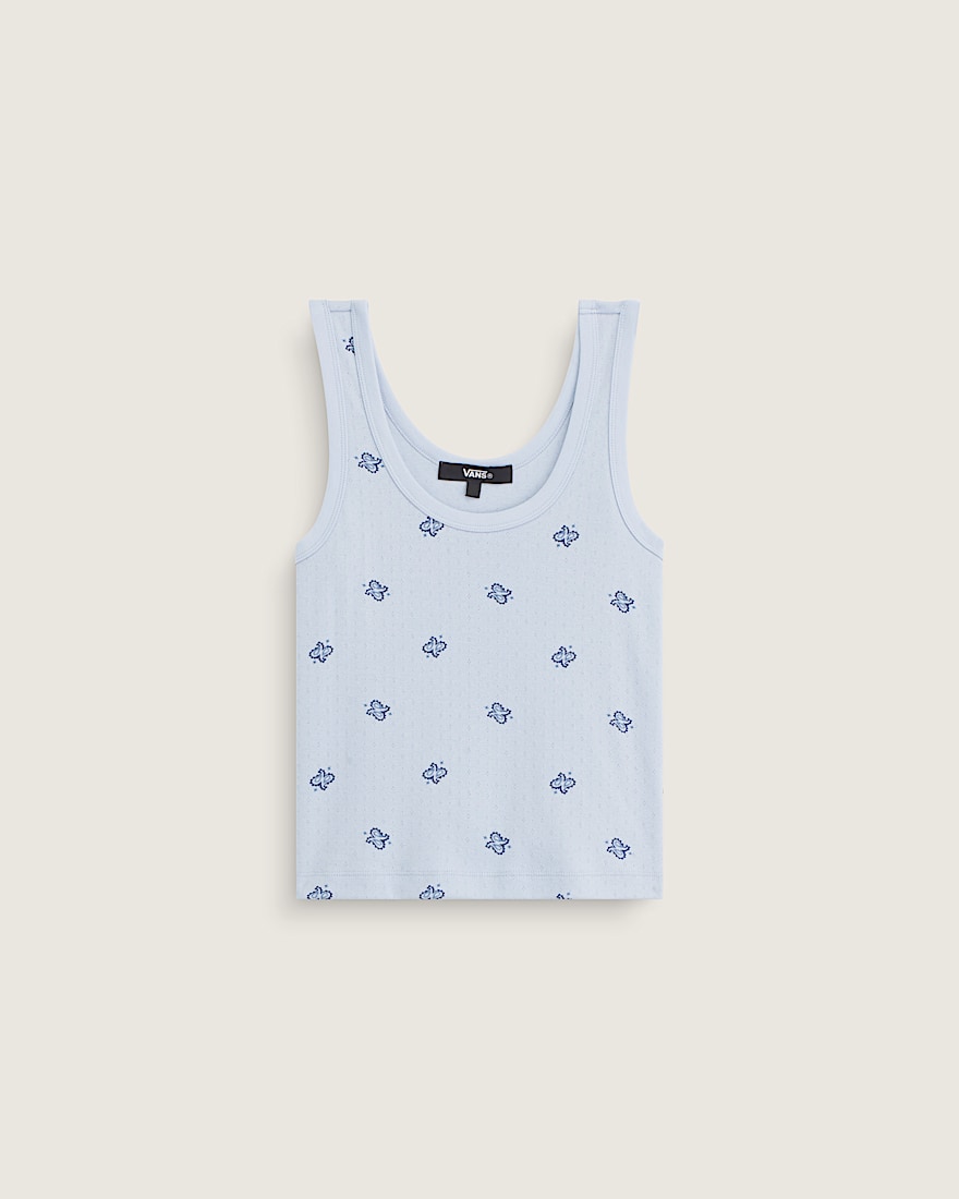 Lilly Printed Tank VANS Soft Slate Blue HERO