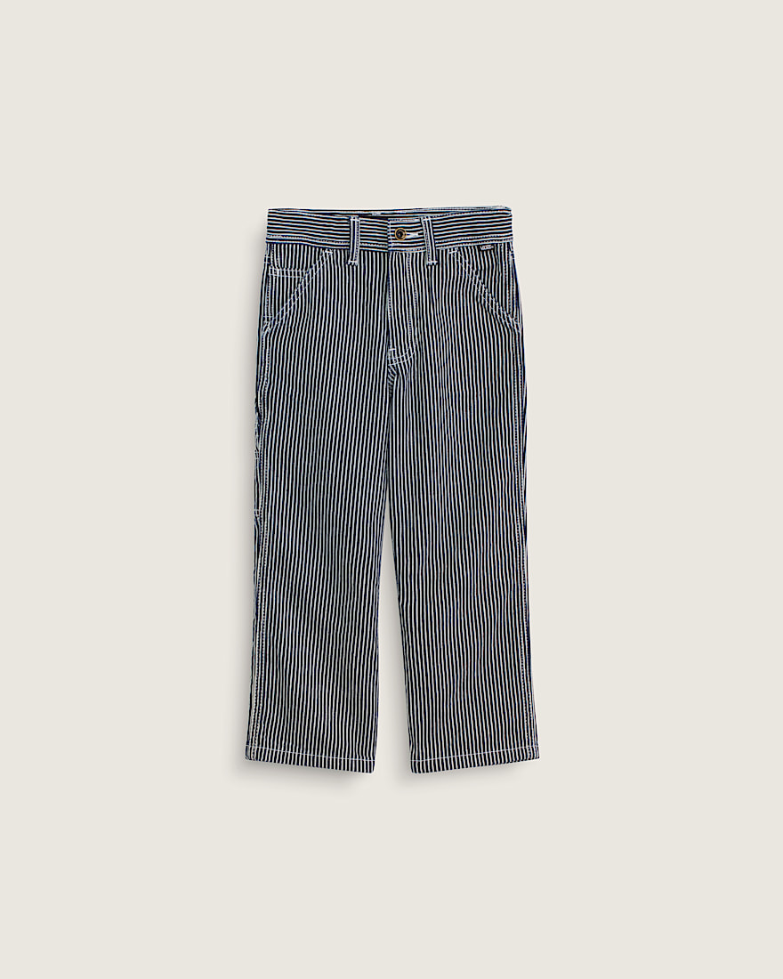 Little Kids Drill Chore Loose Stripe Pants VANS Indigo HERO
