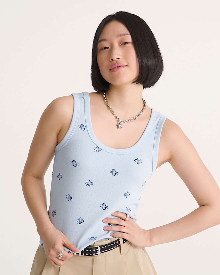 Lilly Printed Tank VANS Soft Slate Blue ALT2