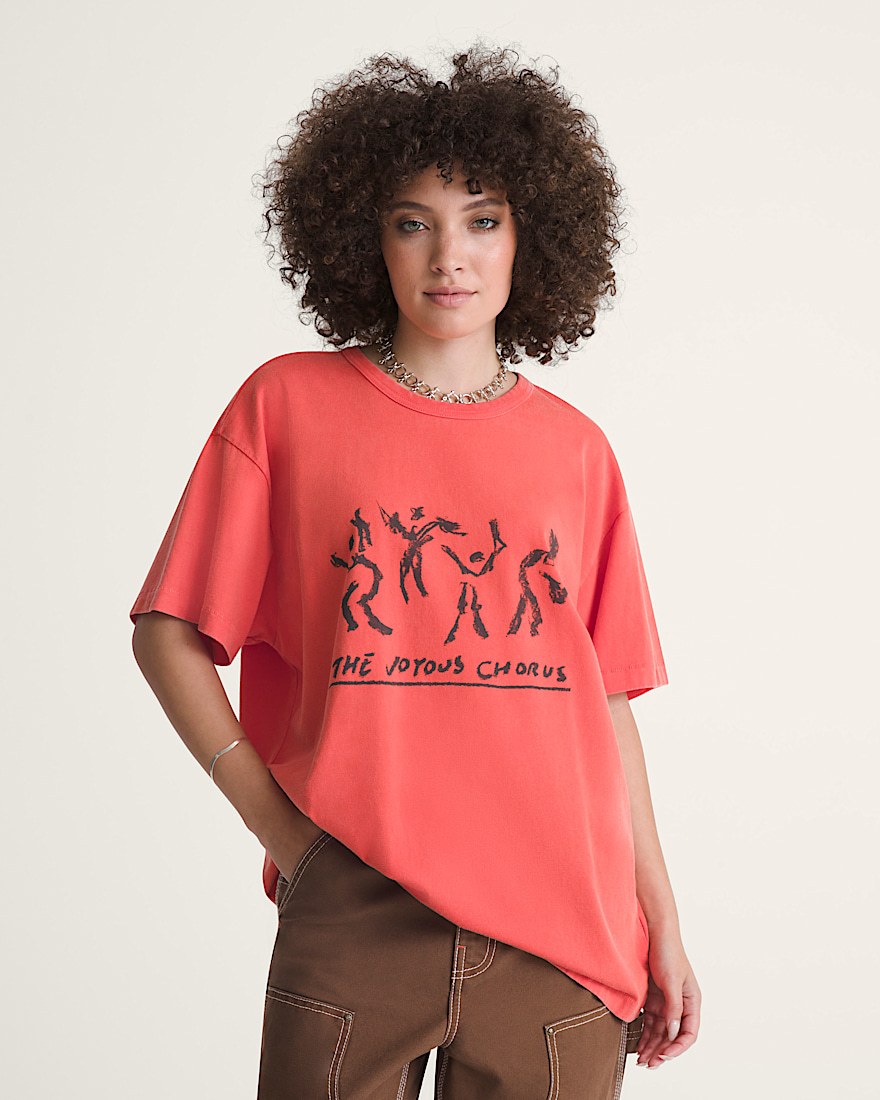 OTW by Vans X Julian Klincewicz Washed Tee Shirt VANS Mandarin Red ALT5