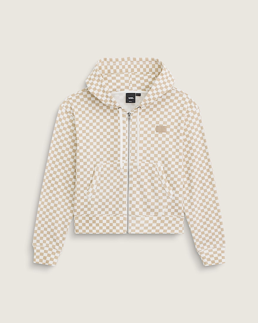 Pierce Shrunken Full Zip VANS Marshmallow White HERO