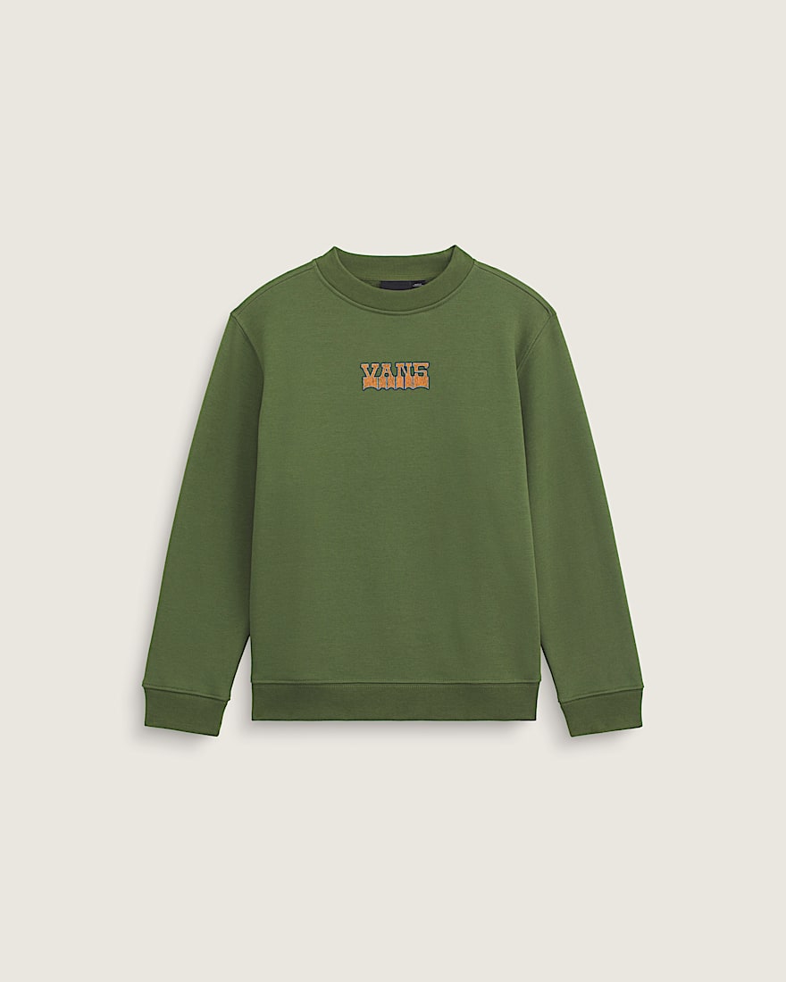 Kids Living Legend Crew Sweatshirt VANS Green Balsam ALT1