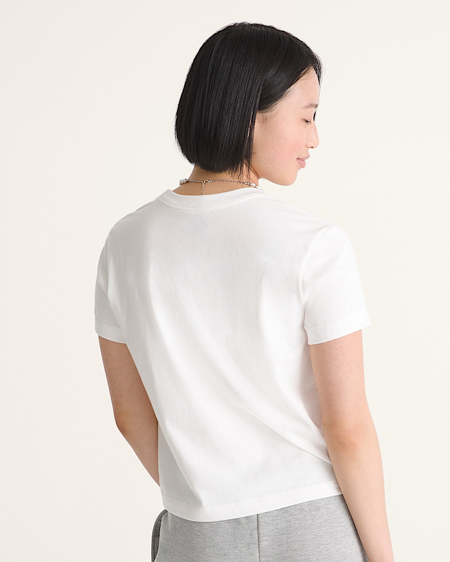 Tshirt Salton Crew VANS Blanc cass Egret ALT3