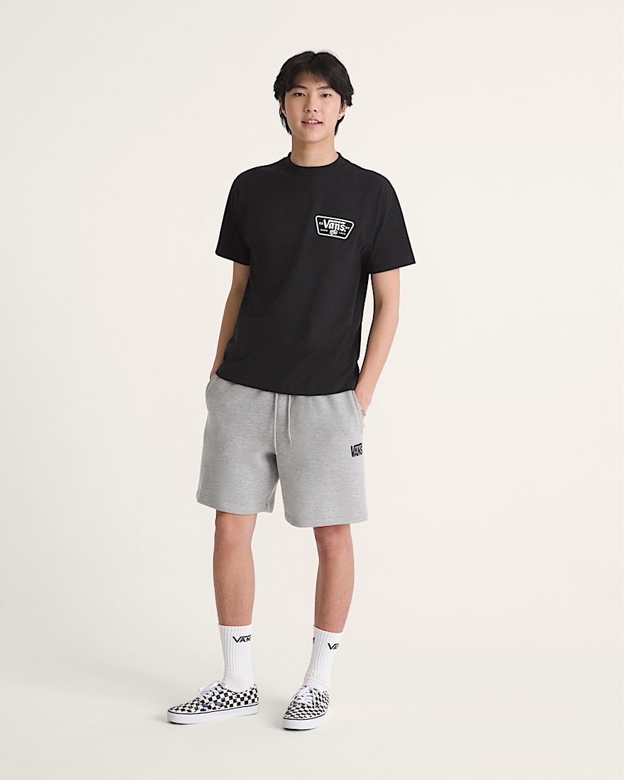 Stretch Logo Fleece Pants VANS Cement Heather Grey ALT3