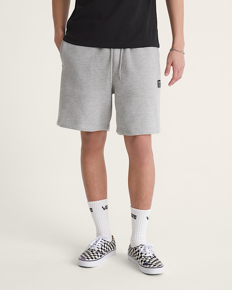 Stretch Logo Fleece Pants VANS Cement Heather Grey ALT2