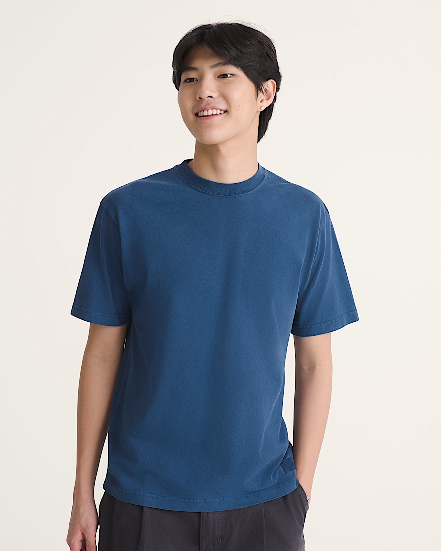 Little Kids Premium Loose Fit TShirt VANS Deep Indigo Blue ALT2