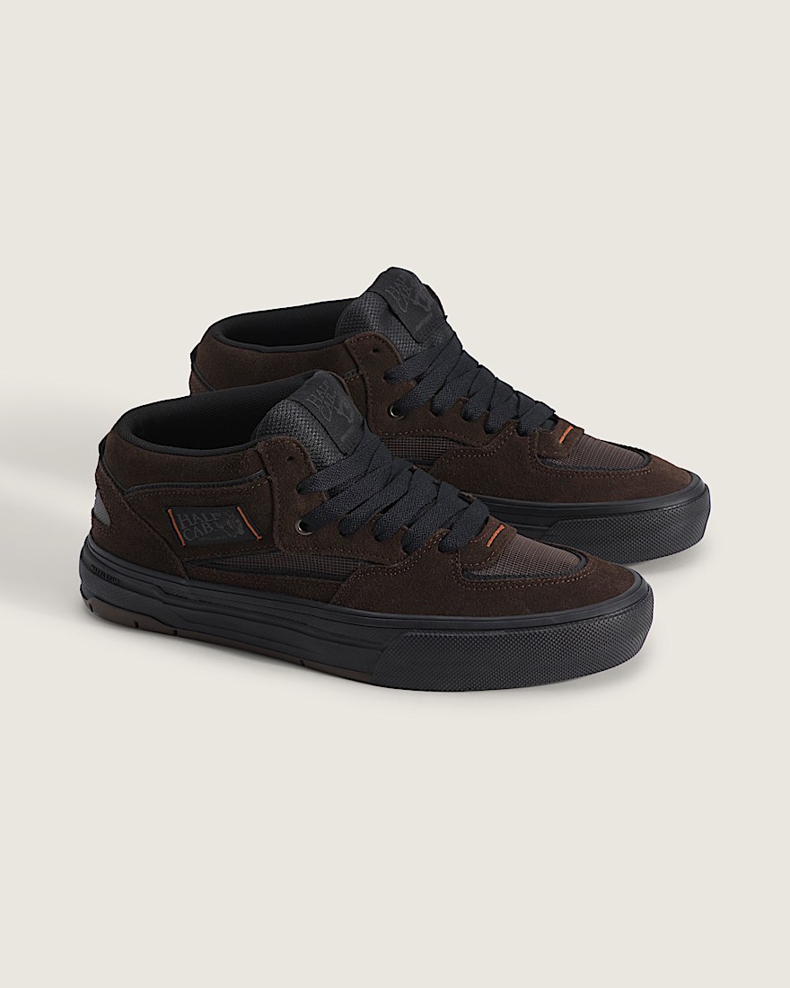 Skate Half Cab Wafflecup Shoe VANS Translucent Sidewall Black Blue ALT1