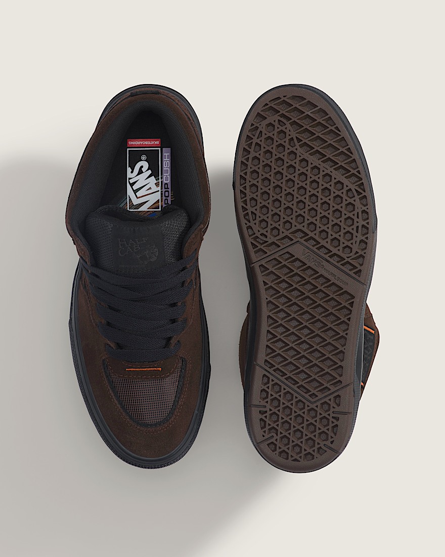 Skate Half Cab Wafflecup Shoe VANS Translucent Sidewall Black Blue ALT2