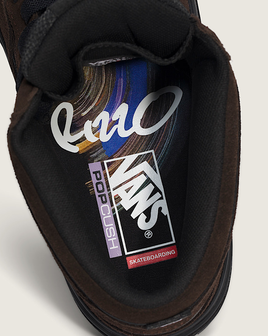 Skate Half Cab Wafflecup Shoe VANS Translucent Sidewall Black Blue ALT4