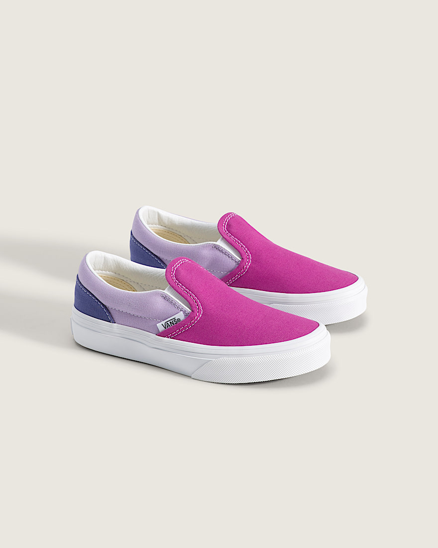 Little Kids Classic SlipOn Shoe VANS Pink  Purple ALT1