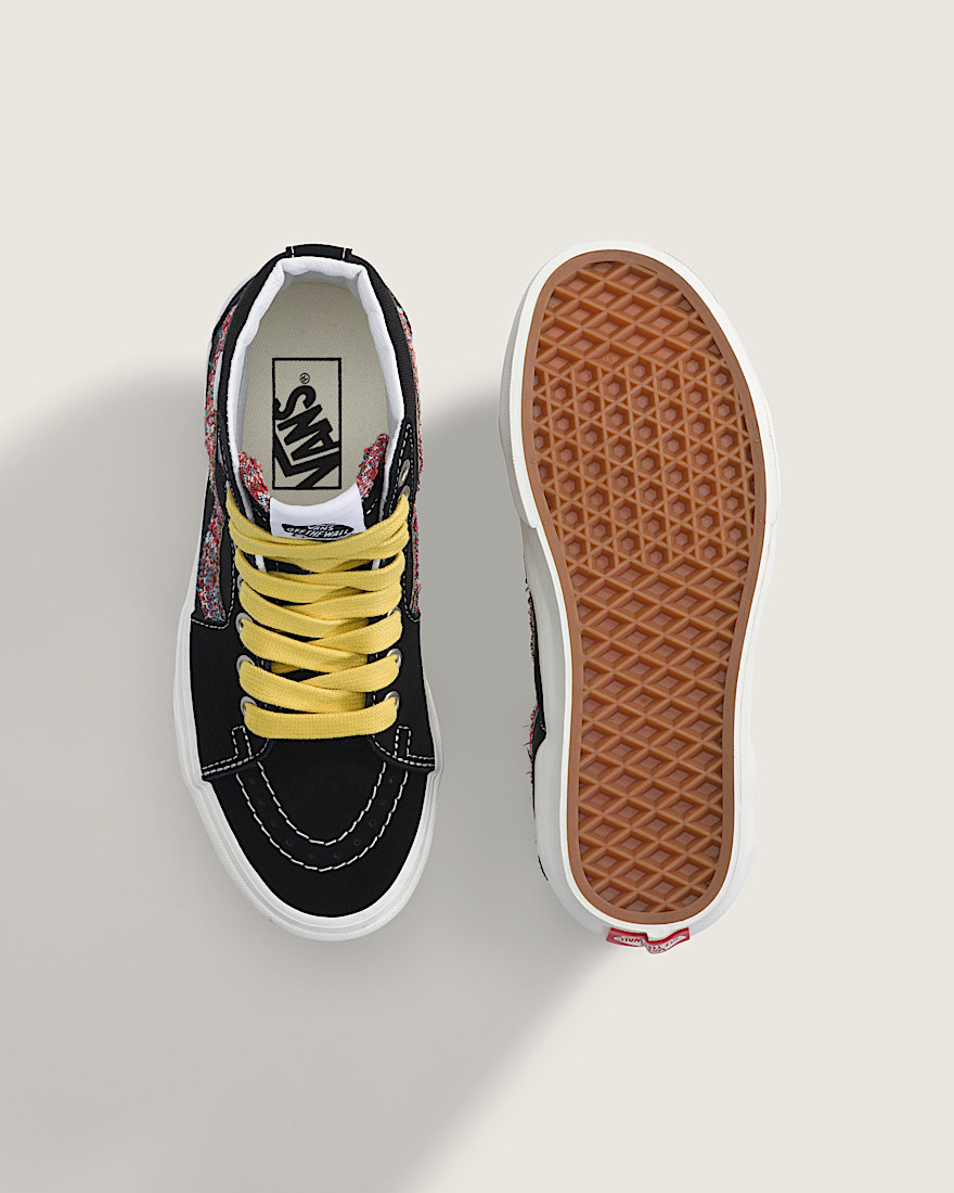 Big Kids Sk8Hi Shoe VANS Black  Marshmallow White ALT2